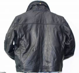 Lederjacke mit abknpfbarem Kragen - Bild vergrern 